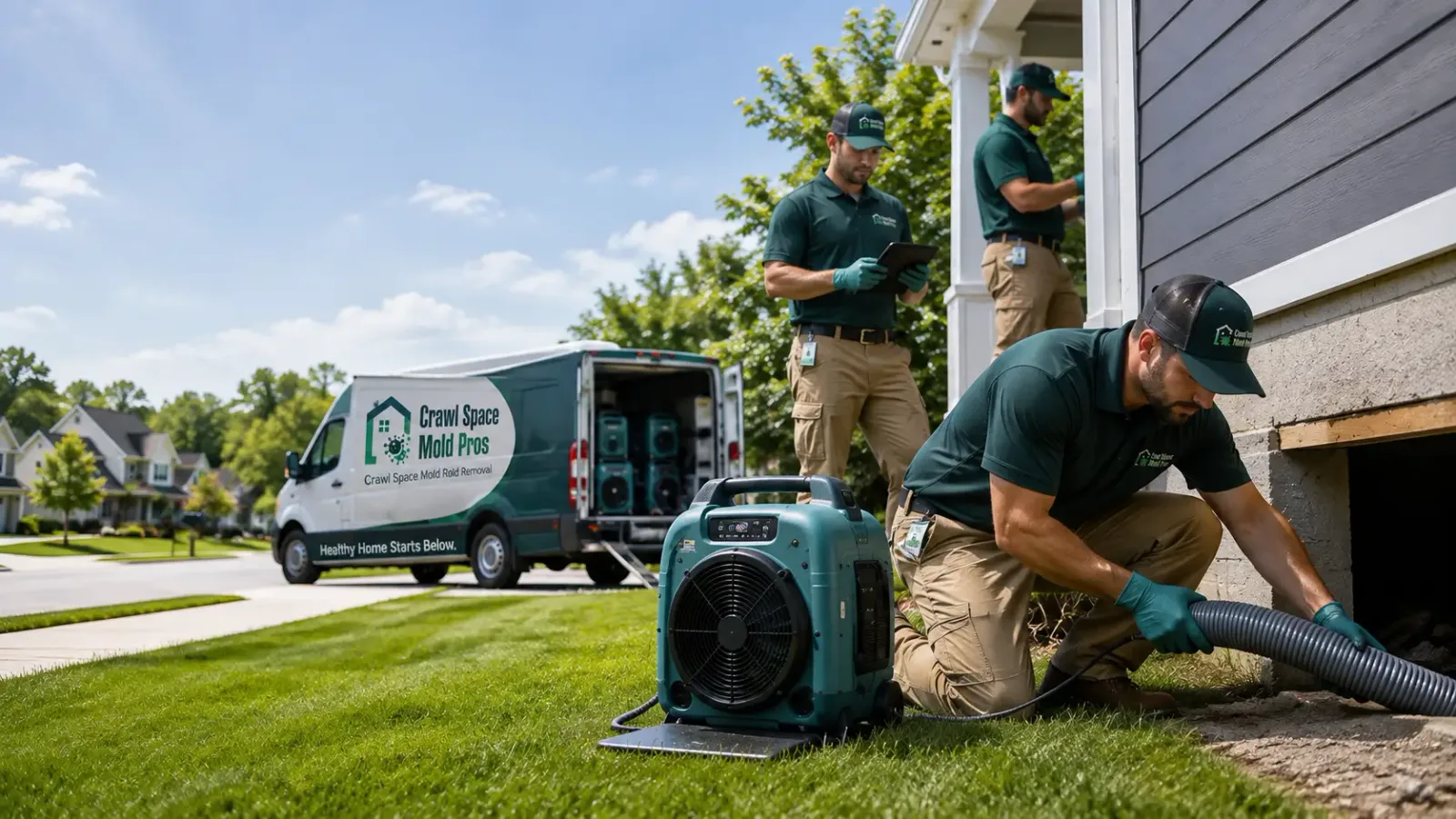 Crawl Space Mold Removal in United, PA